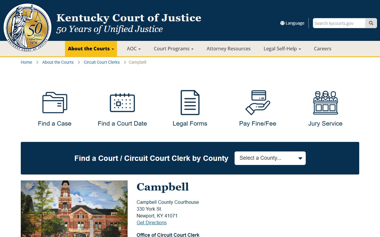 Campbell County civil court records