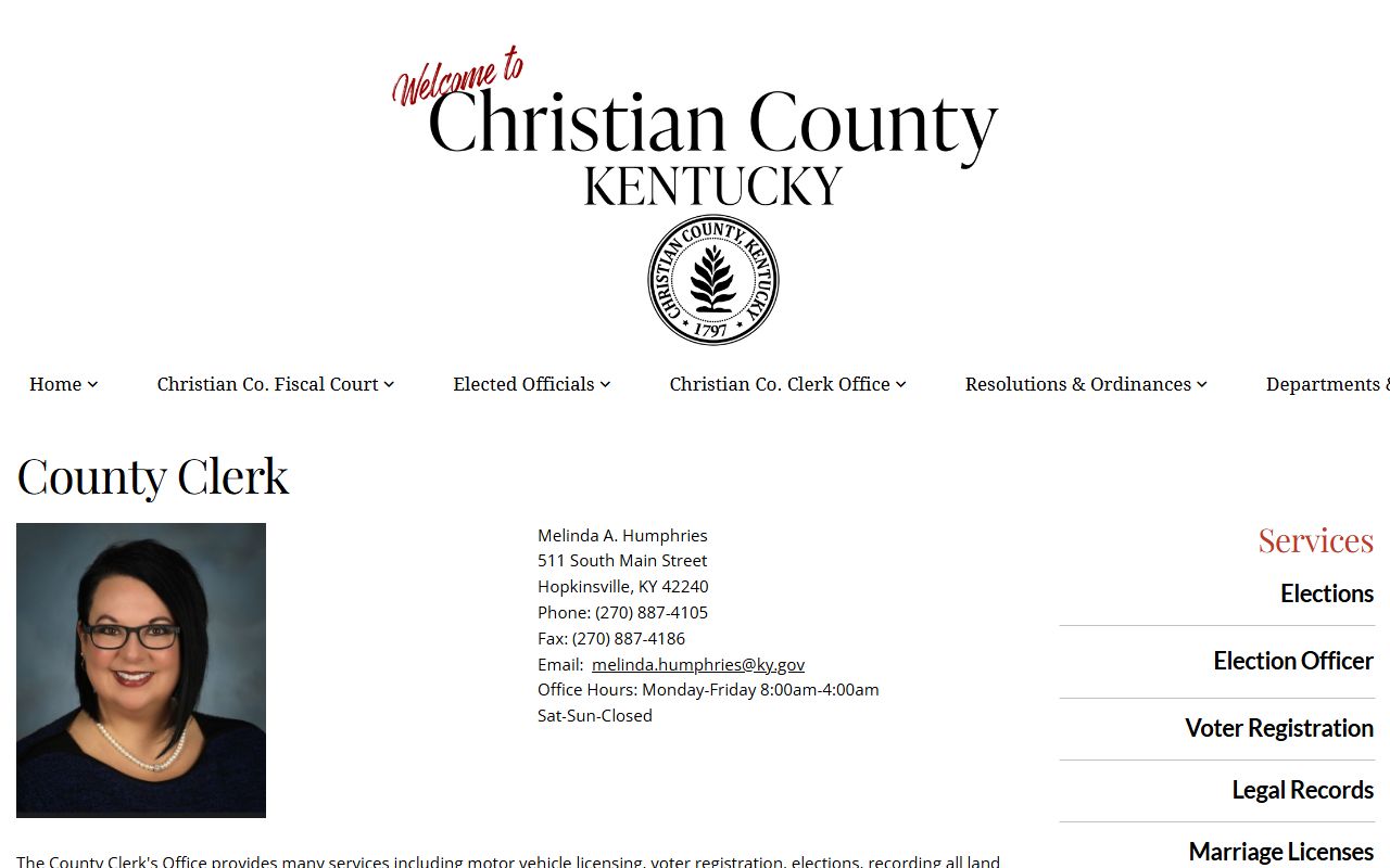 Christian County civil court records