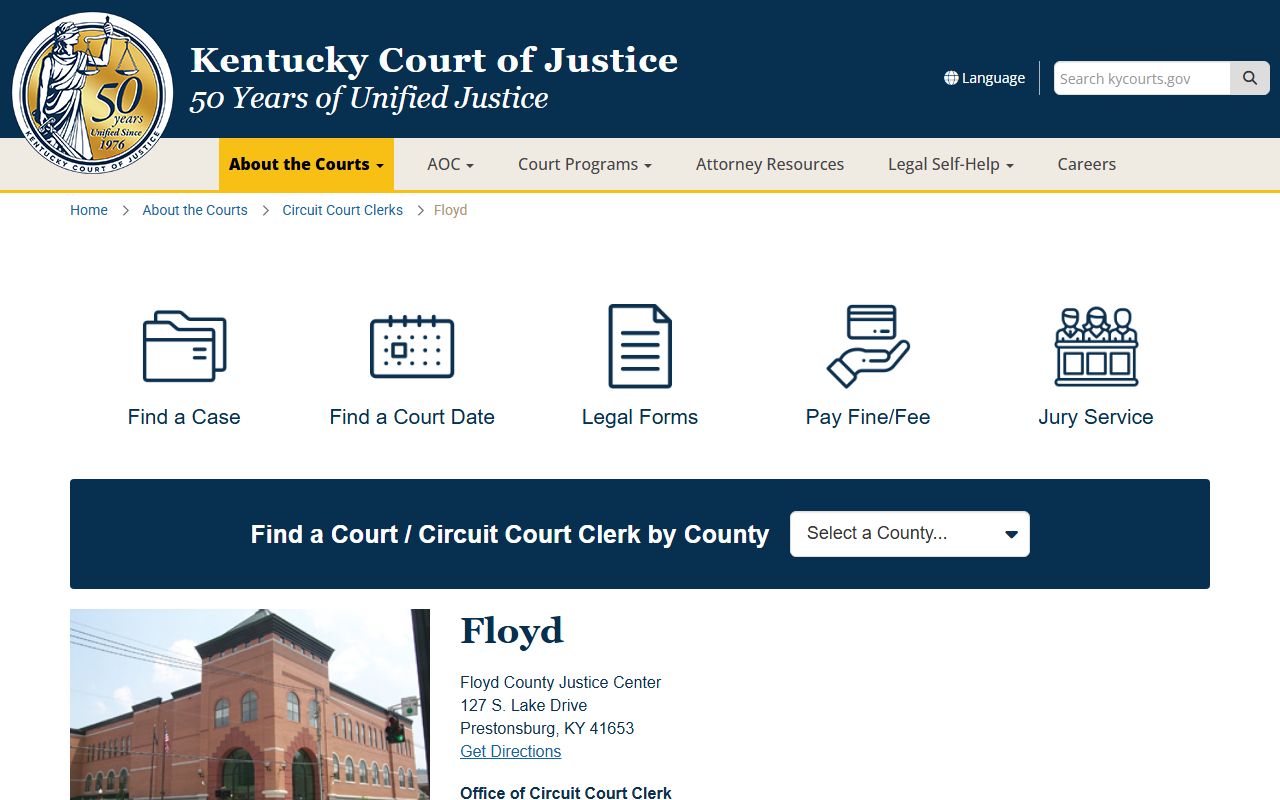 Floyd County civil court records
