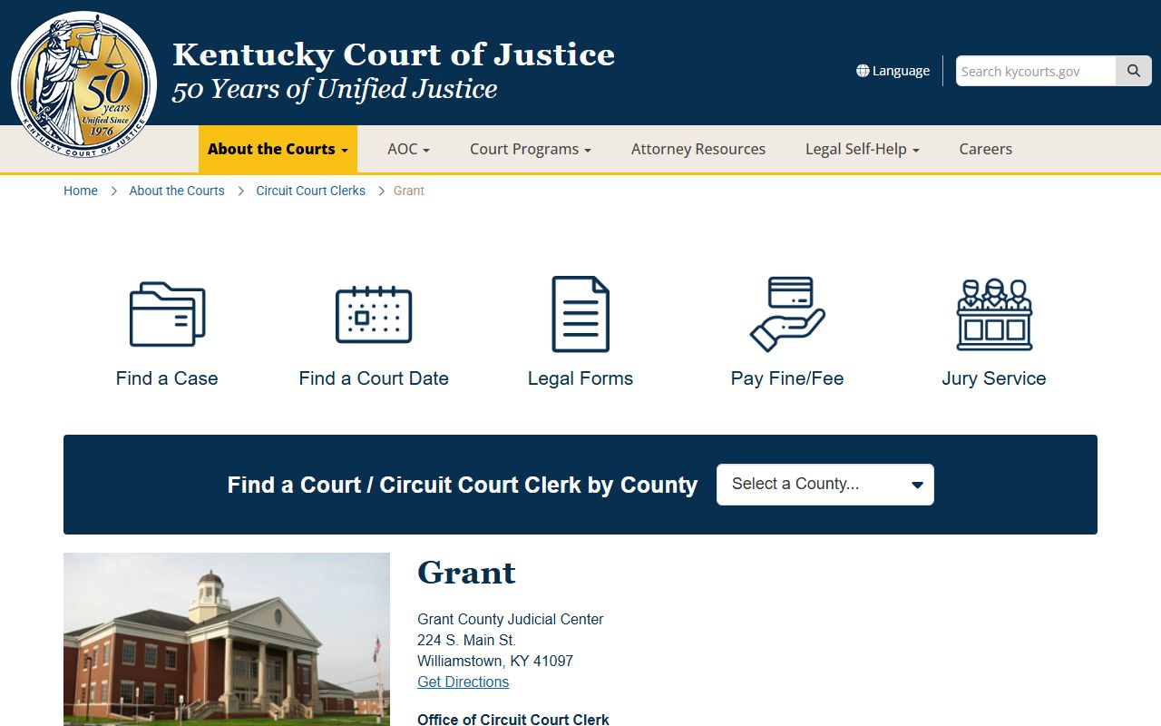 Grant County civil court records