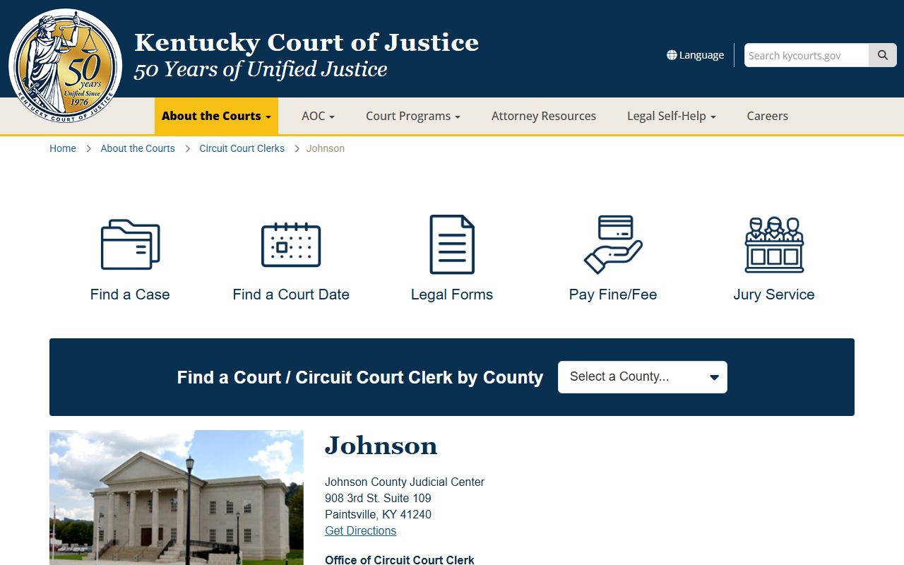 Johnson County civil court records