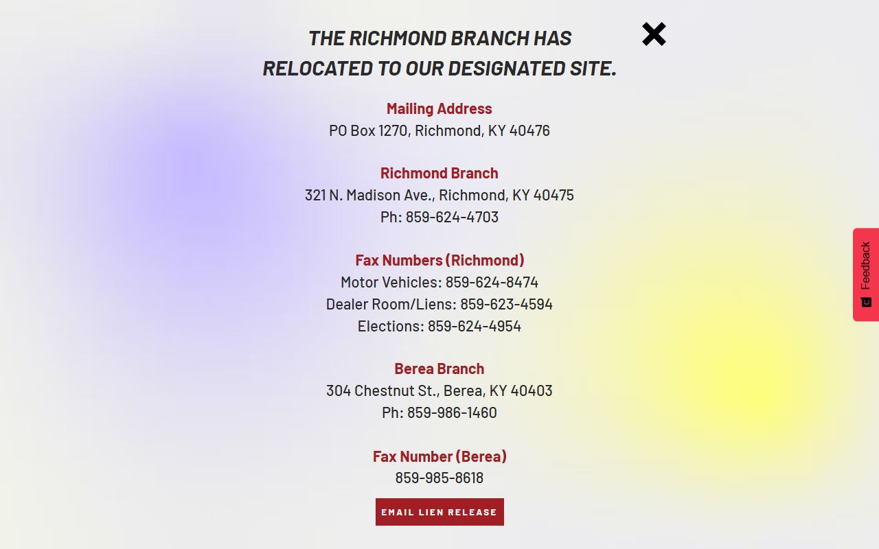 Madison County courthouse where civil court records are maintained