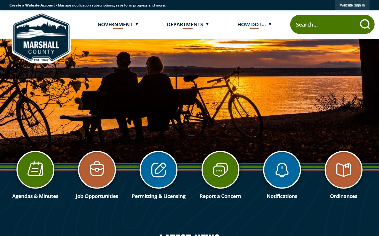 Marshall County civil court records filing office