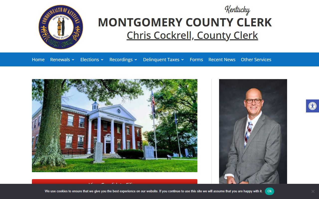 Montgomery County civil court records and county clerk services